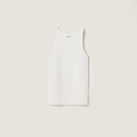 DÉBARDEUR EN MAILLE DE COTON