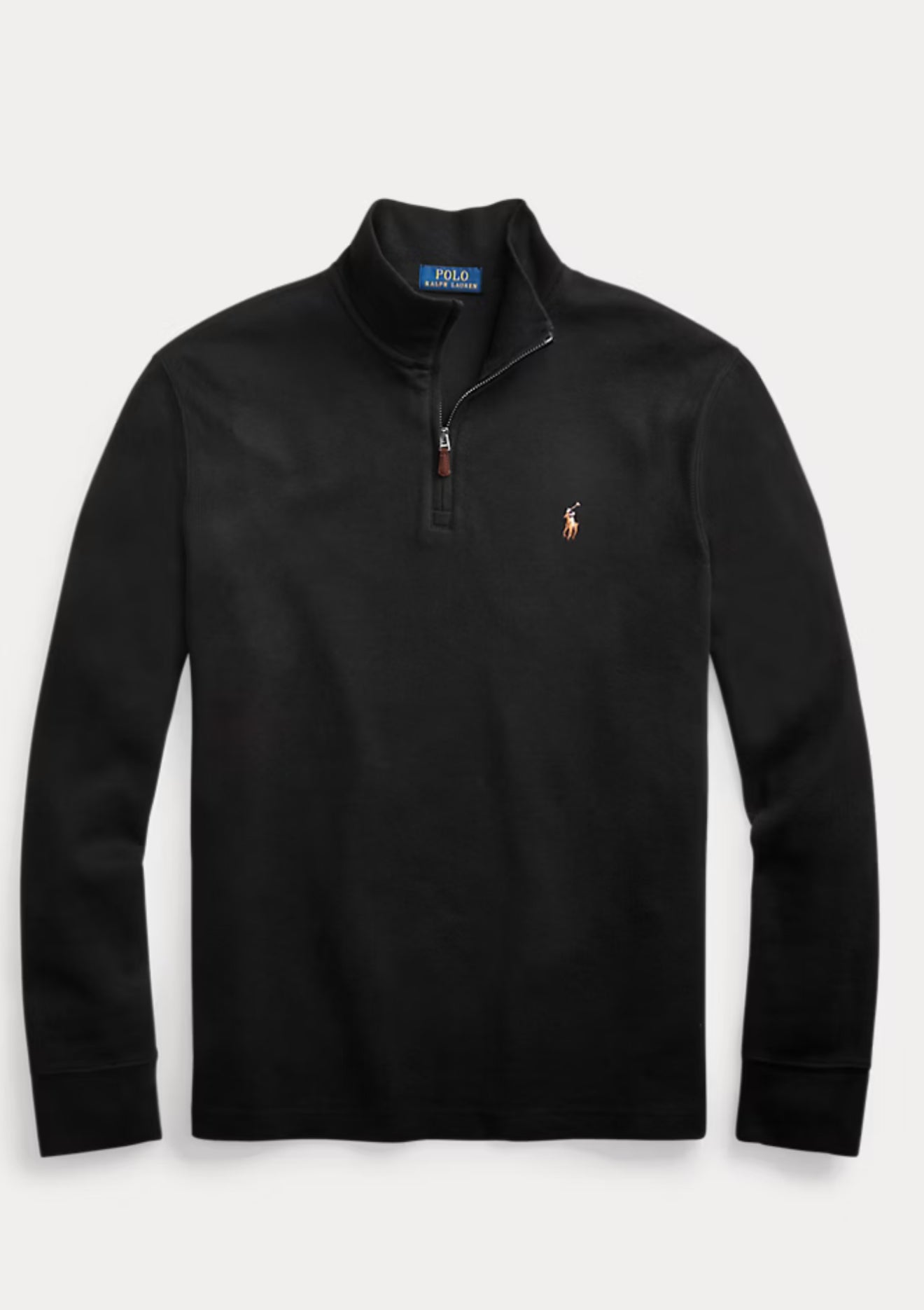 Pull demi-zippé côtelé